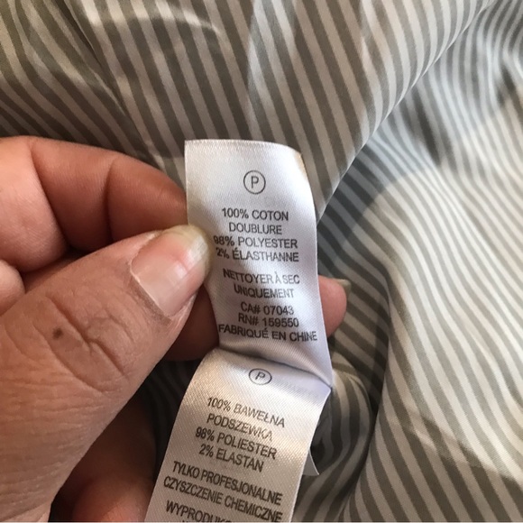 500 Maison Cinqcent Blue Denim Puff Sleeve Blazer Crop XL Jacket - Picture 15 of 16